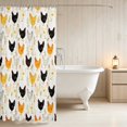 thumbnail image 3 of Erosebridal Chicken Shower Curtain 72Wx84L for Boys Girls, Farmyard Waterproof Bathroom Shower Curtain, 3 of 5