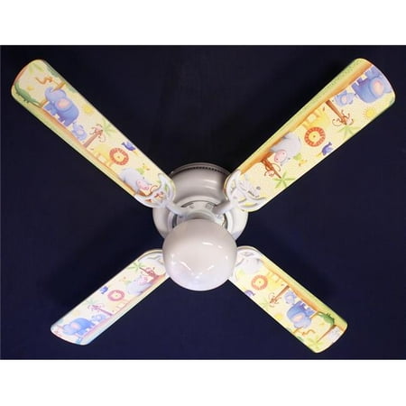 42 In New Baby Nursery Jungle Animals Ceiling Fan Walmart Com