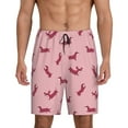 thumbnail image 1 of Balery Dachshund Dog Puppy Pantalones cortos de pijama de punto de algodón para hombre con cinturilla y bolsillos-XX-Large, 1 of 6