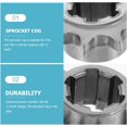 thumbnail image 3 of Generic Motorized Bicycle Front Sprocket Cog 11t Metal Drive Chain Gear, 3 of 6