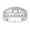 B-D, variant on Rinsvye Love Shape Full Ring Love Cross Rhinestone Ring Elegant Geometry Rhinestone Ring Full Rings For Women Size 6 10 Rings Size 9 For Ring Set Non Rings Pu