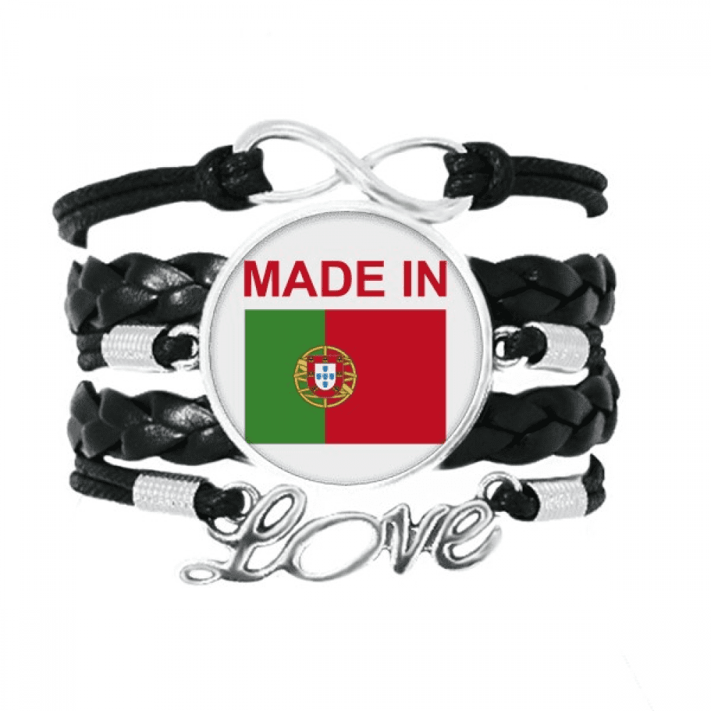 Portugal Country Love Bracelet Love Accessory Twisted Leather Knitting