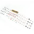 thumbnail image 1 of Kit de Composants Électroniques, Kit de Composants Électroniques à 6 Valeurs Étroitement Fixé pour Circuit, 1 of 8