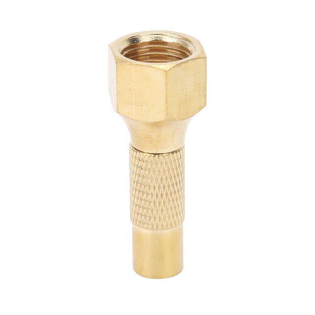 Twist On Air Chucks Portable Brass Tyre Inflation Valve 1/4in NPT Internal Thread for Car Bike Motorcycle