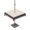 Black, variant on Square Outdoor Tablecloth with Umbrella Hole Modern Grid Outside Table Cloth Waterproof Patio Table Cover Boho Minimalist Vertical Stripes Beige Zipper Tablecloths for Picnic Party Camping 60x60 Inch