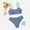 czb# BU217, variant on CUZIBR Swimsuit For Girls 2 Piece Solid Color Adjustable Strap Bikini Sets High Waist Bottom Beach Wear Outfits Sun Protection Bathing Suit,Black,9-11 Years