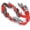 Red Rope One, variant on Antique Silver Jewelry Vintage Stylish Red Rope Crystal Rhinestone Dragon Bracelets Bangles for Women