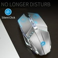 thumbnail image 4 of TENMOS Wireless Bluetooth Mouse LED Rechargeable Silent Computer Gaming Mice with USB Receiver, 4 of 6