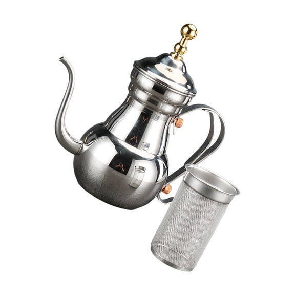 FELTECHELECTR 1Pcs Tea Kettle for Stove Top with Long Narrow Spout for Café Use