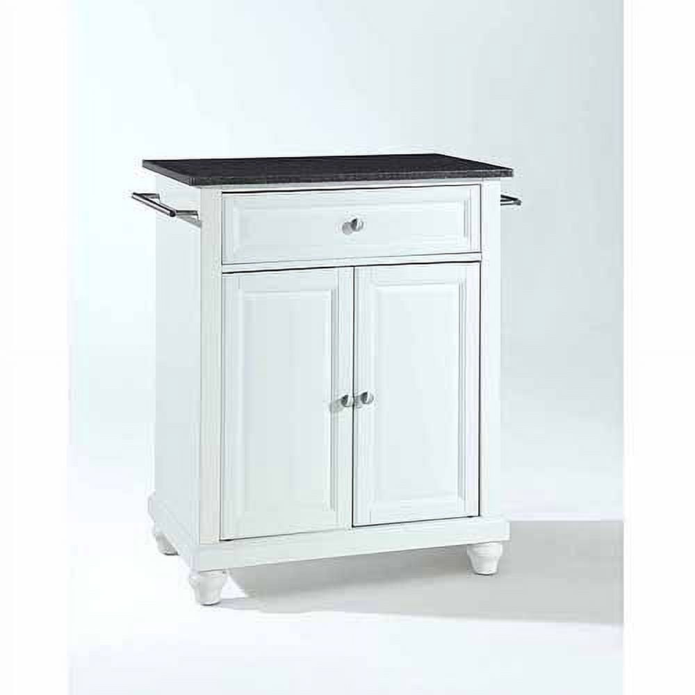 Crosley Furniture Cambridge Solid Black Granite Top Portable Kitchen Island