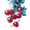 Blue Butterfly And Cherries Watercolor, variant on UXIEQU Abstract Beige Strokes Canvas Wall Art Print 15.75x11.81 Inches