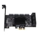 thumbnail image 2 of Tarjeta SATA PCI E NikouMX Tarjeta controladora SATA Puerto de Tarjeta PCIESATA, 2 of 8