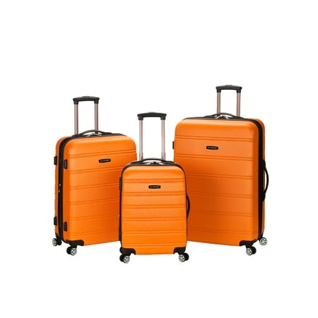 Rockland Luggage Melbourne 3 Piece Hardside Luggage Set