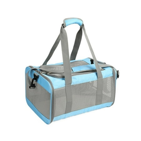 FL Portable Mesh Shoulder Bag For Pets Cat Carrier Bags Outgoing Travel Pets Handbag Transport Bag Breathable Outdoor Cat Tote
