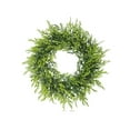 thumbnail image 2 of HomeKingdee Christmas Wreath Front Door,Real Touch Norfolk Pine Wreath,Artificial Winter Pine Wreath, Faux Green Wreaths for Wall Window Porch Farmhouse, 2 of 6