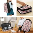 thumbnail image 4 of KUIFORTI Lunch Bag Ice Packs Printed Pencil Bag Handbag Purse Backpack Shoulder Bag with Adjustable Strap, Strawberry Koala Daisy, 4 of 5