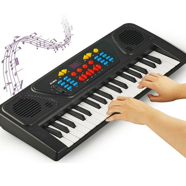 Teclado De Piano Eléctrico USB DE 37 Teclas, Instrumento Digital De Juguete Para Niños Con Micrófono, Teclado Electónico, Piano Digital, Teclado Musical Digital Para Niños