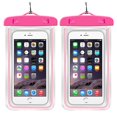 thumbnail image 1 of New Trend Waterproof Case 2 Pack Luminoustransparent Phone Pouch For Swimming Boating Universal Phone Case Dry, 1 of 2