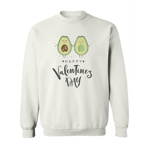 Avocado Couple Valentine's Day  Sweatshirt Women -Image by Shutterstock, Female Medium