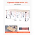thumbnail image 4 of KFFKFF Support de Travail Pliable Portable, 8.02 x 4.12 Pieds, Capacité de 6000 lbs, Support de Travail Pliable Sans Assemblage avec Sac de Rangement, Table Non Incluse, 4 of 9