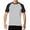 Grey, variant on WAYUTE Mens Raglan Short Sleeve T Shirts Patchwork Color Crewneck Casual Classic Basic Tee for Everyday Comfort,M