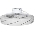 thumbnail image 6 of FETCOI Modern Meteor Ceiling Fan With Light Semi Flush Mount For Bedroom Kitchen, 6 of 8