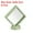 Green, variant on Uxcell Floating Thin Film Display Box with Base 9cm x 9cm x 2cm Black Pack of 6
