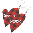 thumbnail image 1 of Heart Earrings 1Pair Multi Color Earrings for Women Unique Design, 1 of 2