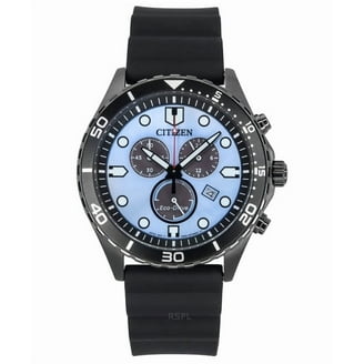 AQUA Citizen Marine 1810 Eco-Drive Turquoise Dial Men's Watch AW1816