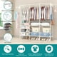 thumbnail image 2 of Organizador de Metal para Ropa, Perchero de Pie Organización, Closet, Perchero de Pie Armario para Ropa con 4 Ganchos, Rack para Ropa Simple Puede Guardar Ropa, Sombrero, Zapato,160 * 36 * 170 cm, 2 of 6