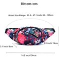 thumbnail image 2 of Fanny Pack Riñonera para Hombres y Mujeres Cinturón Ajustable Riñonera Moda Resistente al Agua Senderismo Riñonera para Viajar Casual Correr Senderismo Ciclismo, 2 of 5