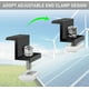 thumbnail image 5 of 10 Pack Solar Panel Brackets, 30mm End Clamp, Black, Solar Panel Fixing, Z Bracket, Adjustable Clamp, Solar Panel Bracket for Photovoltaic PV, 5 of 5