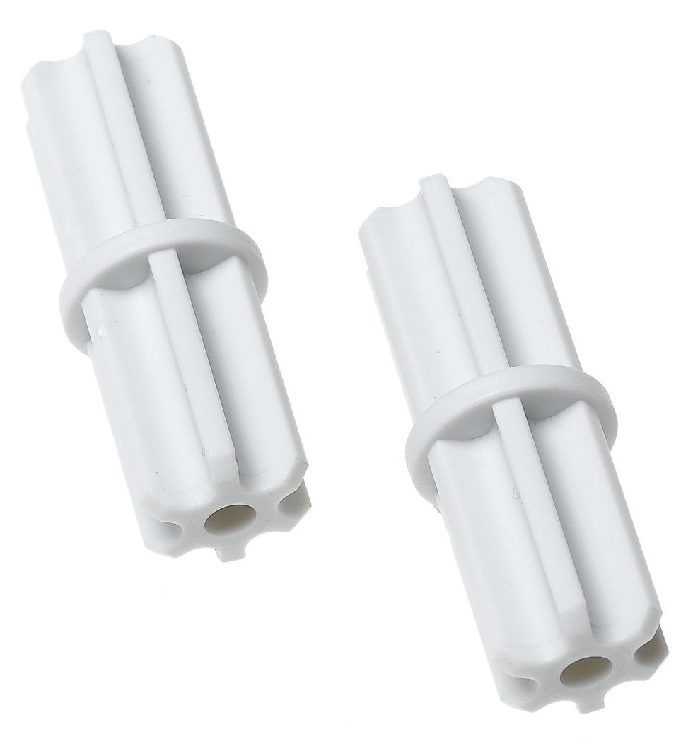 ClosetMaid 75651 SuperSlide Hanging Bar Connector, White, 2Pack