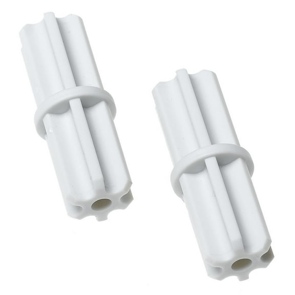 ClosetMaid 75651 SuperSlide Hanging Bar Connector, White, 2-Pack