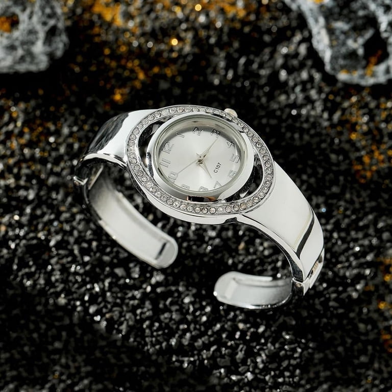 Women\'s Quartz Dress Watch with Stainless Steel Bracelet Stuhrling Regalia Women s 40mm Quartz Dress Watch – White  main image 4