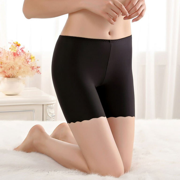 Womens Underwear Women Seamless Safety Shorts Leggings Pants Underwear  Shorts Underwear For Women Black L