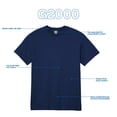 thumbnail image 5 of Camiseta Gildan G2000 azul marino multipack de 3 unidades talla XL, 5 of 5