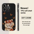 thumbnail image 1 of Muestra tu estilo único: Funda de teléfono plateada colorida de doble capa esmerilada con imagen peculiar para iPhone 15 Pro Max 14 13 12 Pro 11, 1 of 4