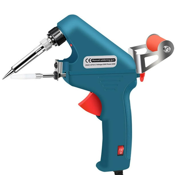 Pistola de soldadura con calefacción de 60 W, pistola de soldadura de 110 V/220 V, ahorro de energía (UE)