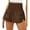 Coffee, variant on iTNHFP Womens Shorts Dressy Casual Womens Running Quick Shorts Workout Elastic Athletic Yoga Pants Dry High Waist Pants