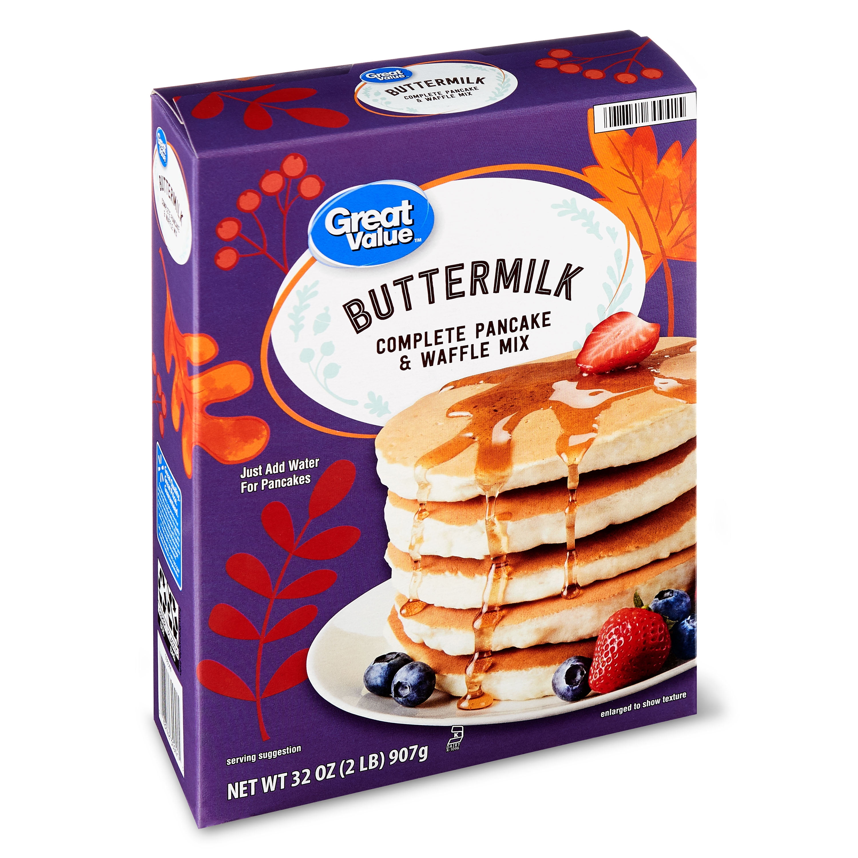 Great Value Buttermilk Complete Pancake & Waffle Mix, 32 oz Walmart