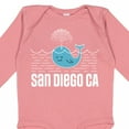 thumbnail image 4 of Inktastic San Diego California Whale Boys or Girls Long Sleeve Baby Bodysuit, 4 of 5