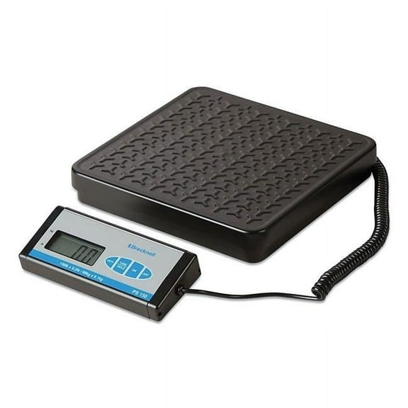 11.7 x 2.2 in. 150 lbs Digital Scale, Black