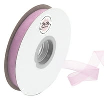 Lavender Sheer Organza Ribbon for Crafts and Gift Wrap, 5/8" x 100 Yards by Gwen Studios