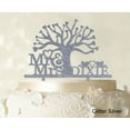 thumbnail image 1 of Mr and Mrs Wedding Cake Topper Cake Decorations Custom Cake Topper Couple Name Color Option Available 7 Inches Wide, 1 of 1