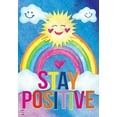 thumbnail image 2 of Stay Positive Garden Flag Inspirational Rainbow Sunshine 12.5" x 18", 2 of 4