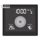 thumbnail image 2 of Reloj de pared digital LCD Impermeable Ducha Baño Temporizador Alarma Temperatura Medidor de humedad, Negro Vogacara  HA002356-01B, 2 of 6