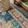 thumbnail image 6 of JONATHAN Y BOHEMIAN FLAIR 8 x 10 Area Rug, Vintage Medallion - Navy/Red, BMF100B-8, 6 of 11