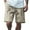 Khaki, variant on Mens Casual Shorts - Men's Hiking Cargo Shorts Outdoor Casual Work Flat Front Shorts Quick Dry Loose-Fit Athletic Shorts Compression Shorts Men