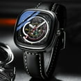 thumbnail image 6 of Chenxi Men Watches Fashion Square Dial Top Brand Luxury Quartz Wristwatch Leather Waterproof Sports Military Men's Watch - Quartz Wristwatches, 6 of 7
